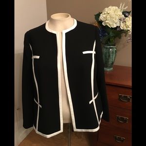 Black and Cream Blazer - Jones Studio Separates